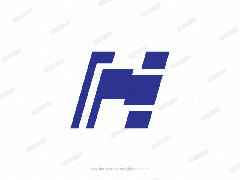 Modernes Logo Mit Dem Buchstaben H