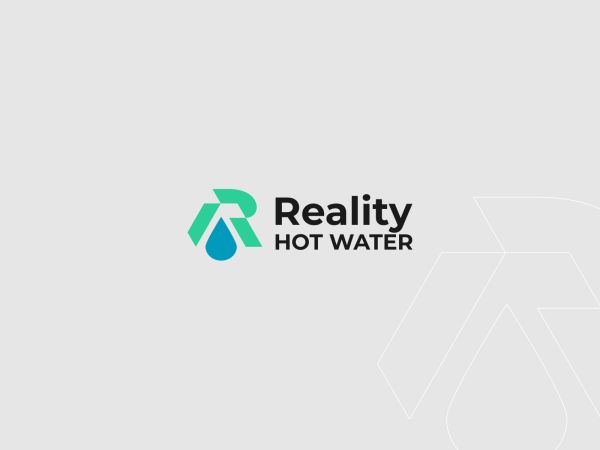 Logo Monogram Reality Hot Water