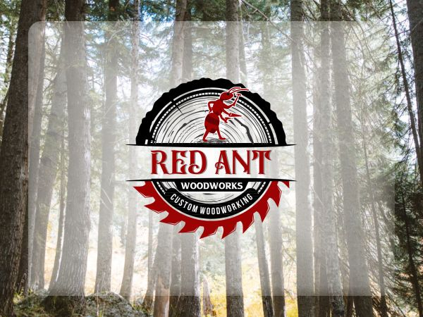 Logo Emblem Vintage Red Ant