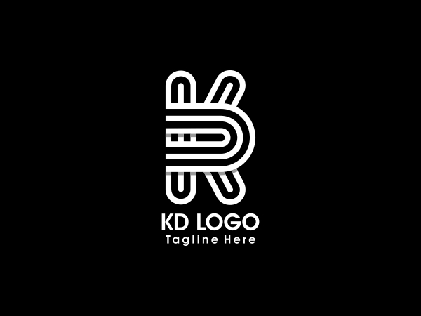 DK Or KD Letter Logos