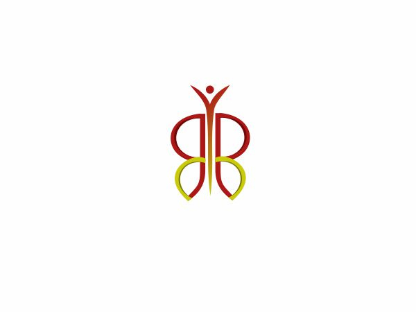logo kupu-kupu + y +orang