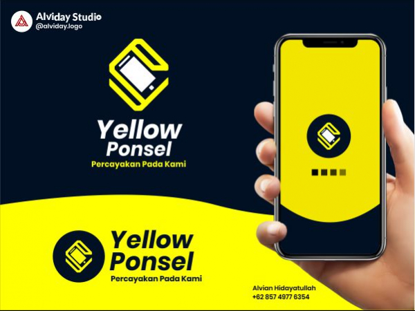 Yellow Ponsel Logo