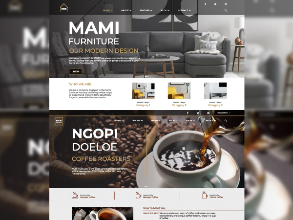 Mami Furniture & Ngopi Doeloe Website Design