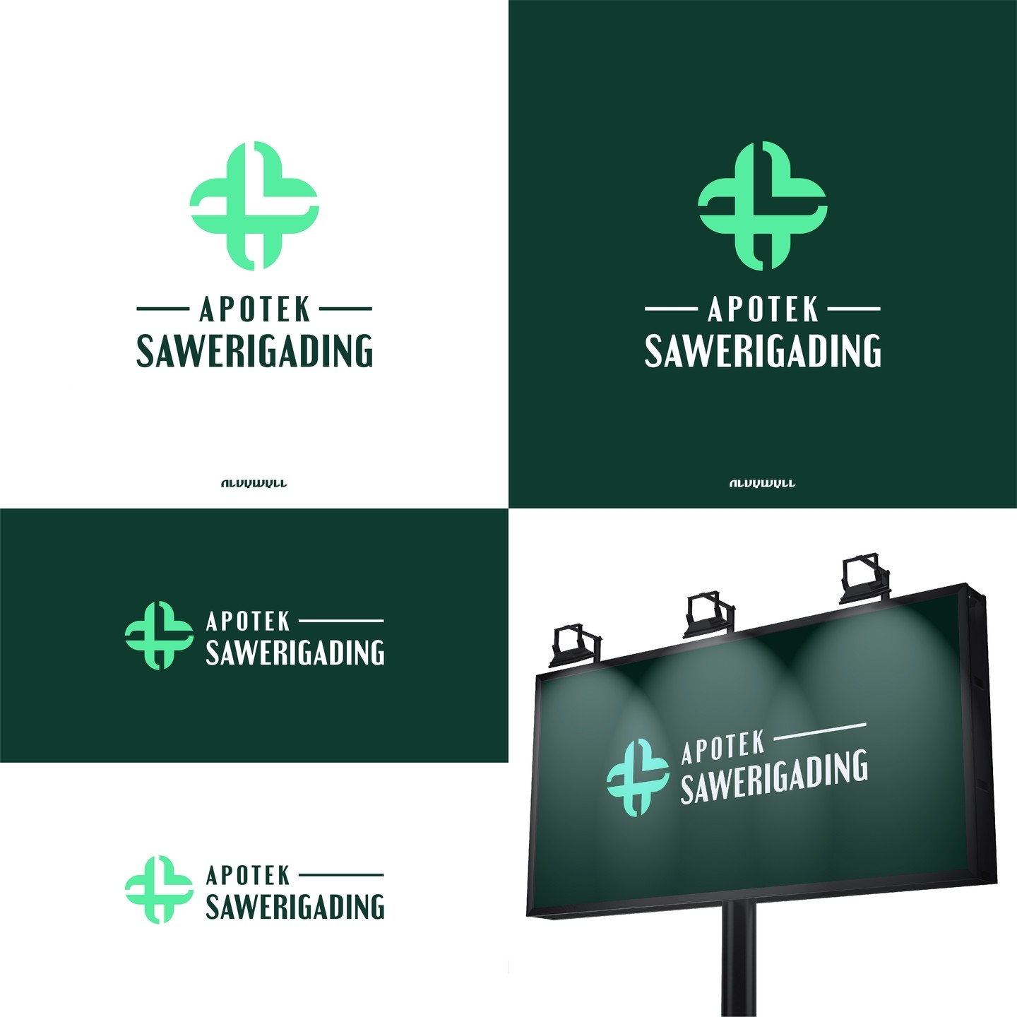 Apotek Sawerigading Logo Design Concept