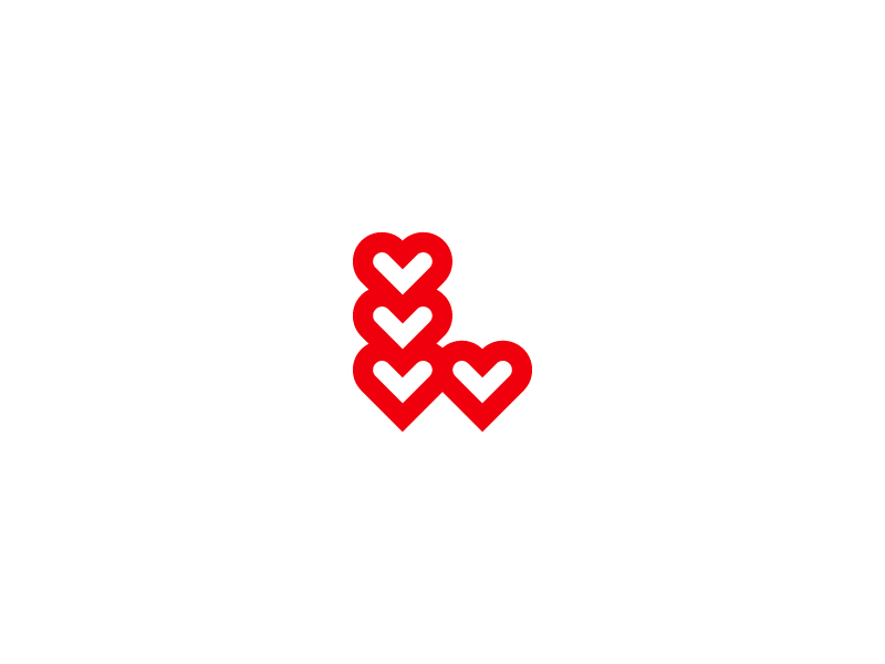 Letter L Love Monogram