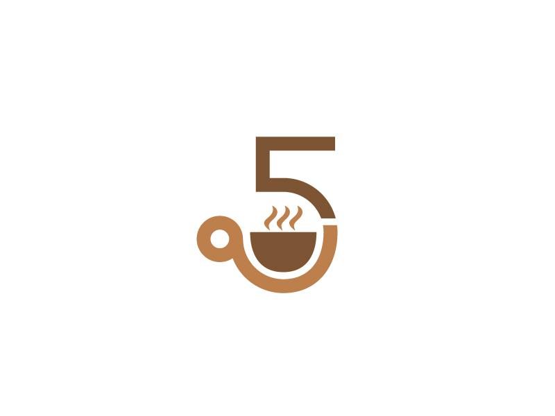 Number 5 Coffee Monogram