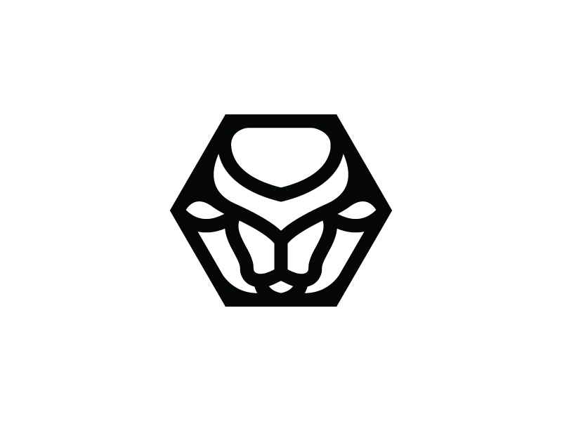 Logo of a Bull Head