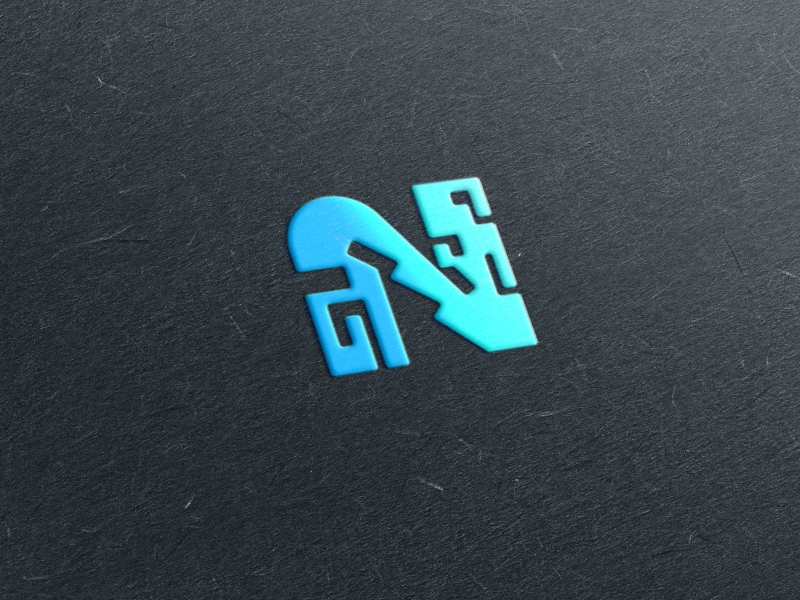 Letter N Tech Logo