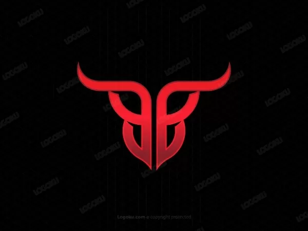 Huruf B Bulls Logo