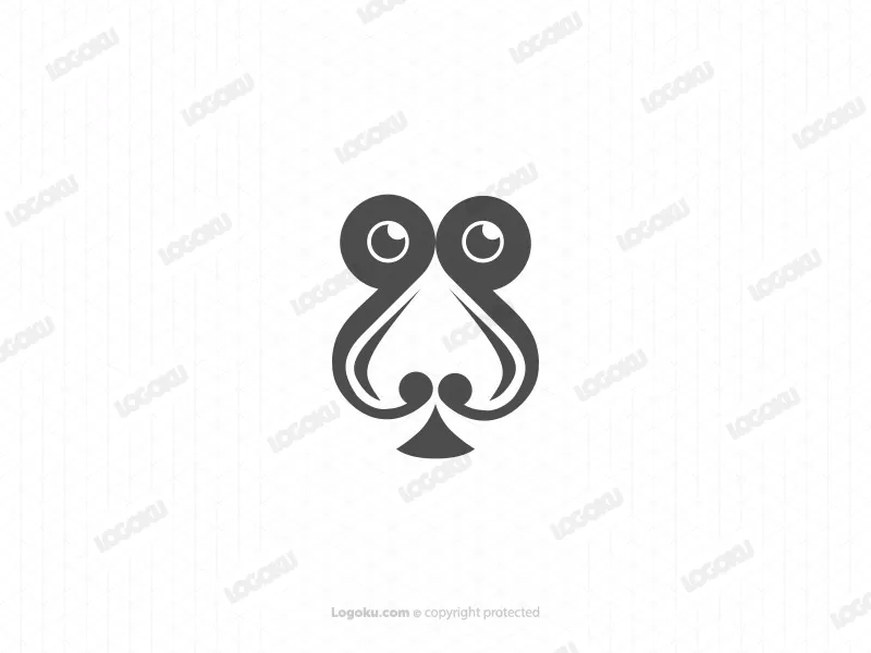 Logo Monyet Wajah Lucu